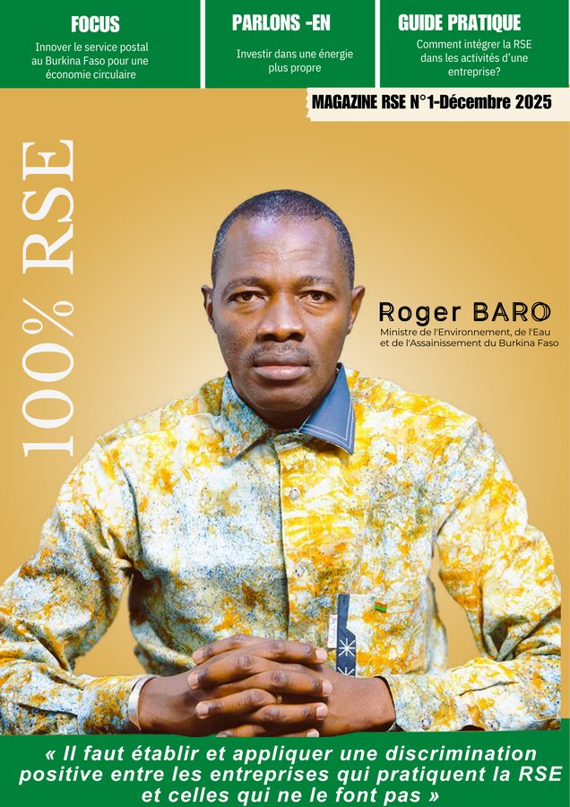 Magazine 100% RSE N°1 — Roger Baro